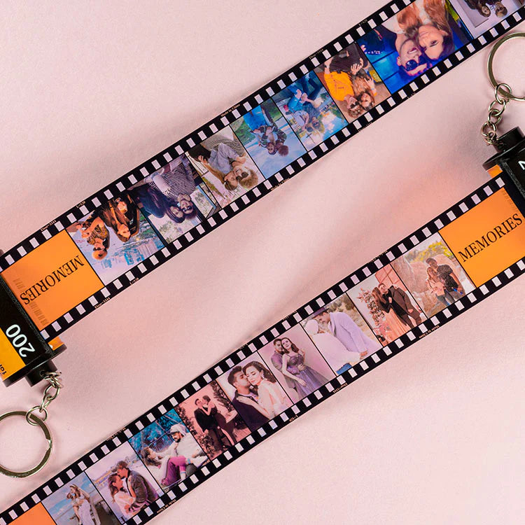 Personalized Film Roll Keychain