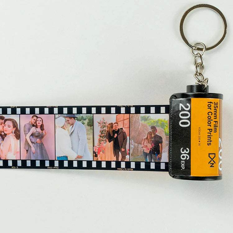 Personalized Film Roll Keychain